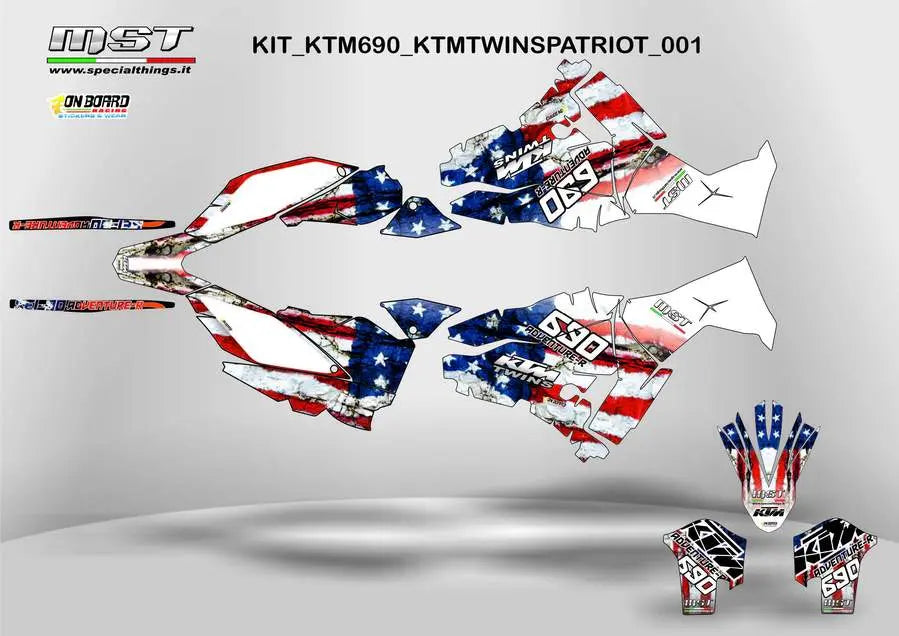 GRAPHIC KIT FOR KTM 690 ADVENTURE R