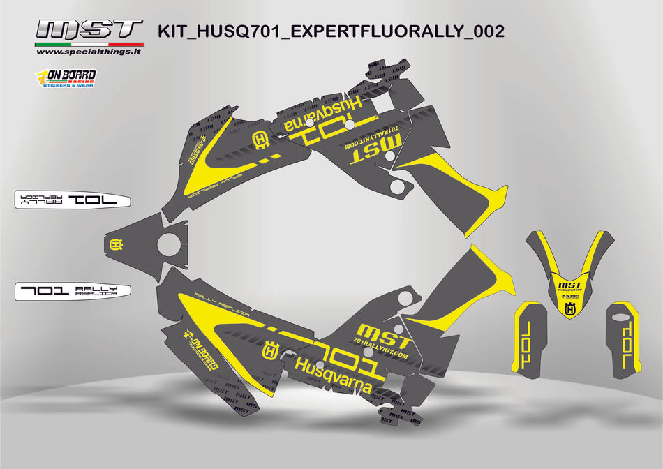 KIT GRAFICHE HUSQVARNA 701 RALLY